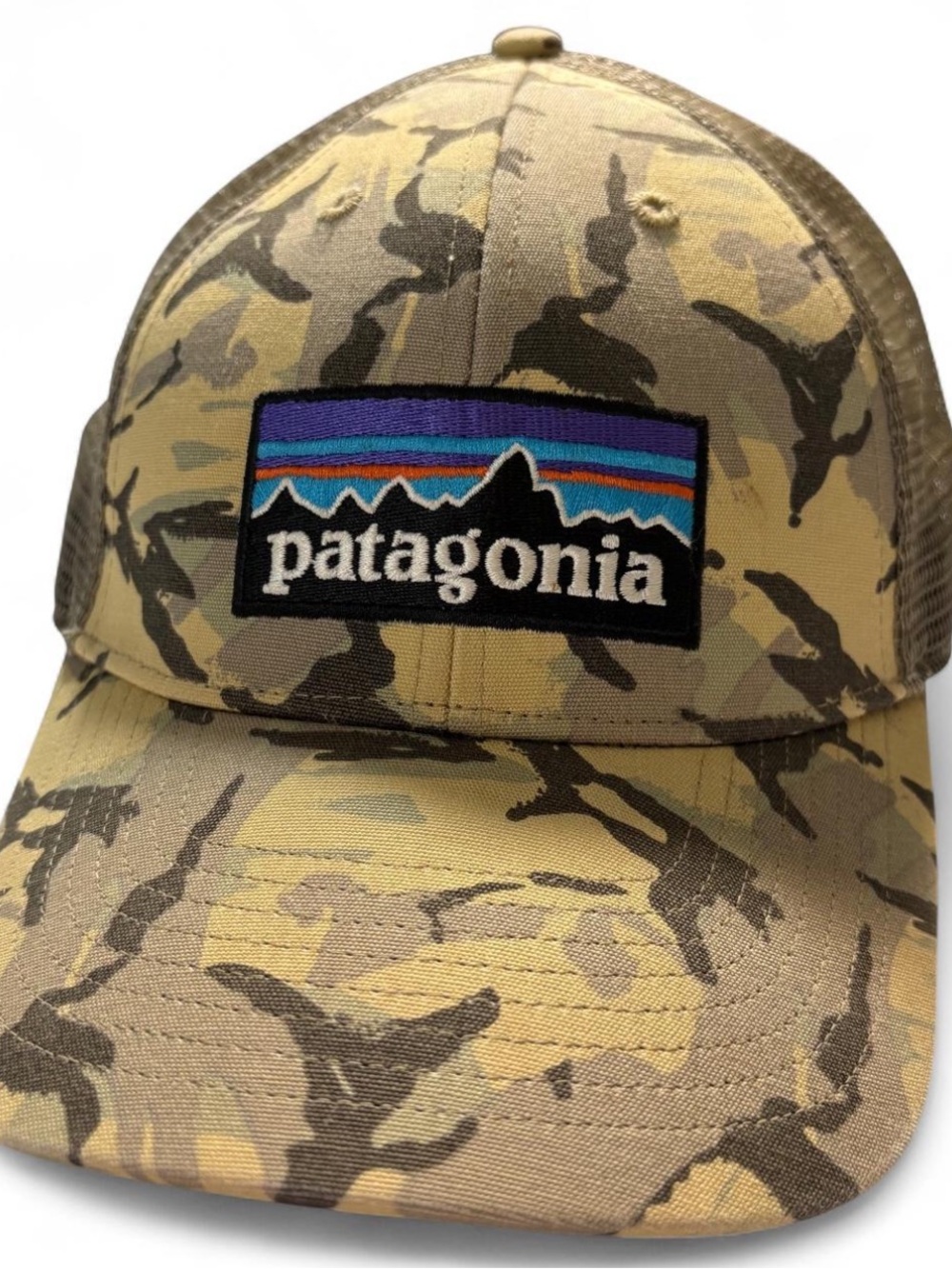 Patagonia Camo Snapback Trucker Hat